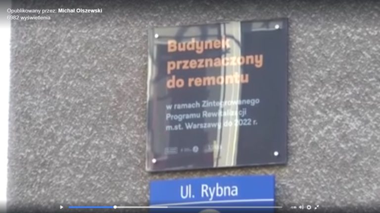 „Budynek przeznaczony do remontu”