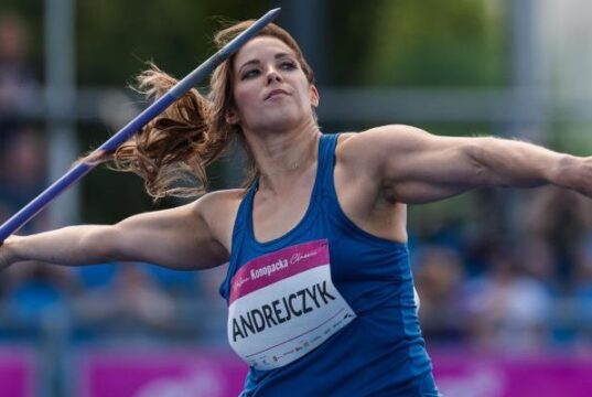 Oszczepniczka Maria Magdalena Andrejczyk na zawodach Konopacka Classic w 2025 r. Fot. Tomasz Kasjaniuk
